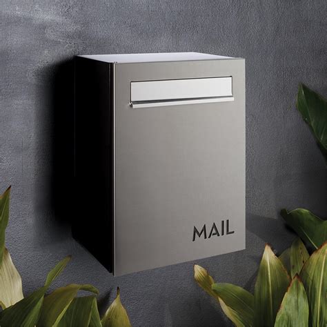 stainless steel letter box buy online|large stainless steel letterbox.